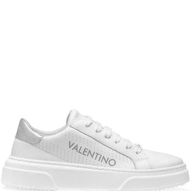 Resim Mario Valentino Kadın Logo Sneaker White - Silver 