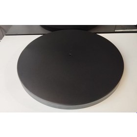 Resim 50 Lik Merkez Delikli Metal Siyah Avize Tepsisi 