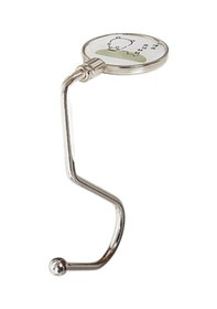 Resim Petinka Askı Kaymaz Yüzey Estetik Tasarım Masaya Takılabilen Çanta Askısı Metal 