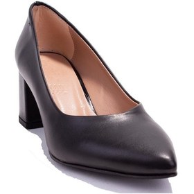Resim Dagoster Dza07-2681154 Siyah Stiletto Topuklu Kadın Ayakkabı Siyah 