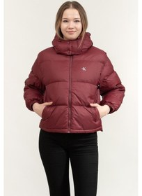 Resim Calvin Klein Essential Midweight Puffer Kadın Mont-10836 Kırmızı 