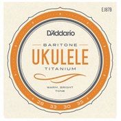 Resim D'Addario EJ87B Ukulele Set Takım Tel 
