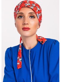 Resim Kırmızı Snoppy Desenli Tesettür Doktor Hemşire Hastane Aşçı Cerr Kırmızı 