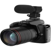 Resim hallowandcharm Hallow 4K Dijital Kamera Wifi Dijital Video Kamera 64MP Çift Lens 3 Inç IPS Ekran Siyah Siyah 