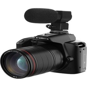 Resim hallowandcharm Hallow 4K Dijital Kamera Wifi Dijital Video Kamera 64MP Çift Lens 3 Inç IPS Ekran Siyah Siyah 