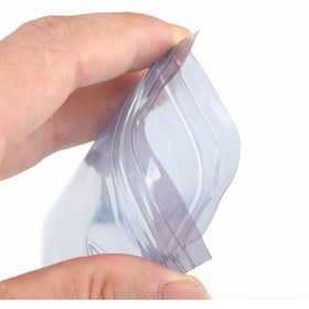 Resim Genel Markalar Kilitli Antistatik Poşet 6x9cm 100 Adet Şeffaf Su Toz Geçirmez Koruyucu Esd Metalize Torba Çanta 