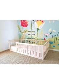 Resim Köşk_Mobilya Montessori Doğal Ahşap Çocuk Yatak Ahşap Yatak Müşteri Memnuniyet 