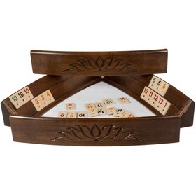 Resim Tuana Game Ahşap Oval Okey Takımı 