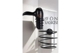 Resim Bfs Metal Fön Askısı Siyah 