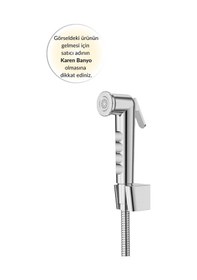 Resim Karen Banyo Showers Shattaf Taharet Seti, Krom Abs, Cisa 43406 beyaz 
