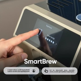 Resim Fressi Dijital Ekranlı Tam Otomatik Espresso Kahve Makinesi 24 Sıcak ve Soğuk Içecek EM-1592 Coffero 