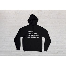 Resim Veglobe Hey Siri Baskılı Hoodie 