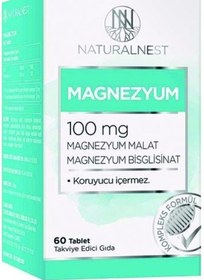 Resim Naturalnest Magnezyum 100 MG 60 Tablet 