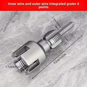 Resim Karbon Çelik Konik Vida Seti, 4/6 Nokta Evrensel, Hızlı Kurulum, PPR/PE/PVC Borular için Elektrikli Matkaplarla Uyumlu, Ev Su Aracı, Boru Konik Aracı | Dayanıklı Yapı, Boru Vidası 