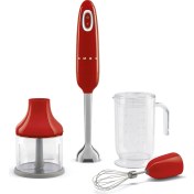 Resim Smeg 50's Style Kırmızı El Blender Seti hbf03rdeu 