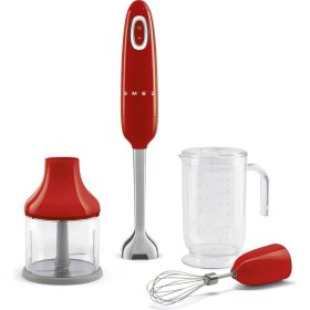 Resim Smeg 50's Style Kırmızı El Blender Seti hbf03rdeu 