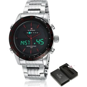 Resim Hanyang Sbr-Box Lüks Marka Navıforce Erkekler Moda Spor Saatler Erkek Kuvars Dijital Analog Saat Adam Tam Çelik Kol Saati Relogio Masculino (Yurt Dışından) 