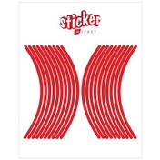 Resim Kırmızı Fosforlu Jant Şeridi 