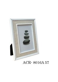 Resim 13X18 Koton Desenli Metal Fotoğraf Çerçevesi 