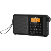 Resim Dexxony Bluetoothlu Saatli Siyah Dijital Radyo - Kanal Kayıt Özellikli Nostaljik Radyo 