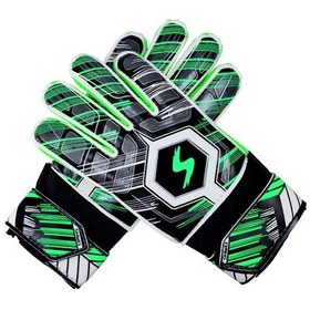 Resim Teltree Futbol Kaleci Eldiveni, Lastikli Anti-kayma, Nefesli Ve Dayanıklı Malzeme, Erkek-çocuk Uyumlu, Yeşil 7 Numara Yeşil 