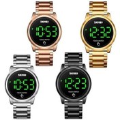 Resim Besthome1 Erkek Çok Yönlü Spor Çelik Kemer Elektronik Saat Skmeı 1684, Gümüş Renkli, Uzaktan Kullanılabilir, Dayanıklı, Kalitel Çok Renkli 