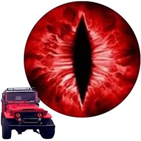 Resim Canavar Gözler Far Çıkartmaları 3d Stereo Yuvarlak Gözler Far Süslü Çıkartmalar Amerika Birleşik Devletleri Style 2 1 ADET 