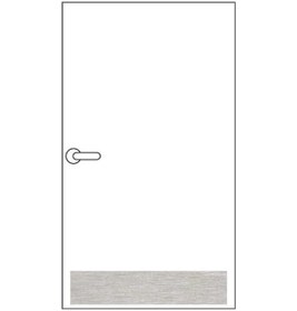 Resim Lockway Paslanmaz Kapı Mop Plate / Paspas Plakası 