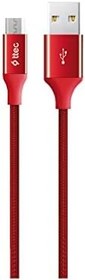 Resim ttec AlumiCable Micro USB 1m. Şarj Kablosu - Kırmızı (2DK11K) 