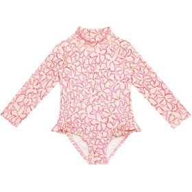 Resim Sand Mother Kız Çocuk UPF 50+ Uzun Kollu Mayo - Lilac Blossom Pembe - Pembe / 2-3 Yaş 