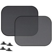 Resim Gajeena Araba Güneşlik Perdesi - 2'li Set, Uv Korumalı, Kolay Kurulum, Evrensel Uyumlu 44x36cm 