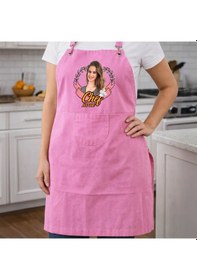 Resim Bk Gift Kişiye Özel Fotoğraflı Pembe Mutfak Önlüğü -1, Aşçı Ve Şef Önlüğü, Ev Hediyesi Kobitmeyencom36670 Bk Gift Renkli 