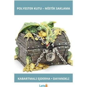 Resim Ejderha Tasarımlı Dayanıklı Polyester Saklama Kutusu 1 Adet 