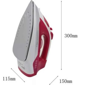Resim Seramik Tabanlı Kırmızı 2200 Watt Şok Buharlı Ütü Nemere 