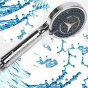 Resim Acenter Mercedes Krom Kaplama 3 Fonksiyonlu Duş Başlığı Fiskiye Fıskiye 