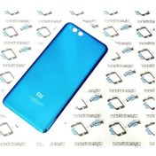 Resim Xiaomi Mi Note 3 Arka Kapak Batarya Pil Kapağı (Cam) Mavi 