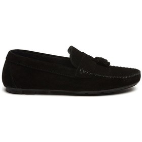 Resim Bestello Püsküllü Poli Loafer 028-2022-23y Erkek Ayakkabı Sıyah Suet 