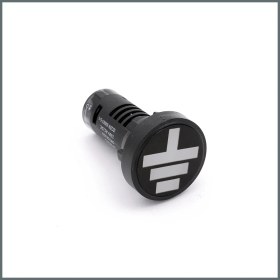 Resim Onesto Ledli Toprak Göstergesi 220VAC/DC (Yuvarlak) 