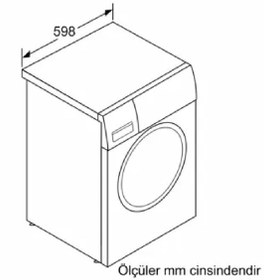 Resim Siemens WN54A2X1TR Kurutmalı Çamaşır Makinesi 