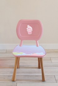 Resim Popcorn Kids Balon Kız Aktivite Sandalye (2-5 Yaş) 