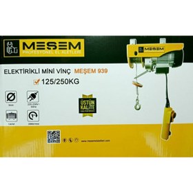 Resim Meşem Elektrikli Mini Vinç 125/250 Kg 939 