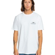 Resim Quiksilver Erkek Tişört Line By Line Beyaz Günlük Giyim 