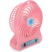 Resim Powermaster Pm-21881 Masa Üstü Usb Li Pilli Mini Fan Vantilatör Şarjlı Pil Kullanılabilir 