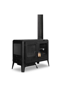 Resim Truva Lüx Fs062 Fırınlı Döküm Soba 