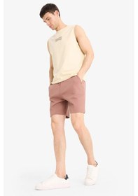 Resim DeFacto Beli Bağcıklı Cepli Basic Düz Şort E2616AX25SMBN307 