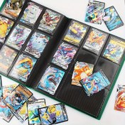 Resim Gelişmiş Koleksiyon Kartı Cilti - Dayanıklı 9/4 Cepli Depolama Albümü, TCG, Oyun ve Spor Kartları için Uygun, 360/160 Kart Tutabilir 
