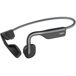 Resim Shokz OpenMove–Açık Kulak Tasarımlı, Bluetooth 5.1, IP55 Suya ve Tere Dayanıklılık,6 Saat Pil Ömrü, Çift Gürültü Önleyici Mikrofon, Günlük ve Spor Kullanımı için Kemik İletimli Kablosuz Kulaklık - Gri 