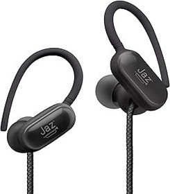 Resim SBS Ergonomik kulak kancaları, entegre mikrofon, çağrı yanıtlama/sonlandırma ve ses kontrolü özelliklerine sahip JAZ Nu Jazz kulaklık 