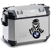 Resim Bmw Desenli Motosiklet Çanta Sticker Etiket Modeli - 2 