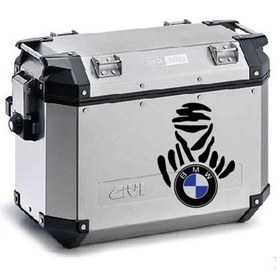 Resim Bmw Desenli Motosiklet Çanta Sticker Etiket Modeli - 2 